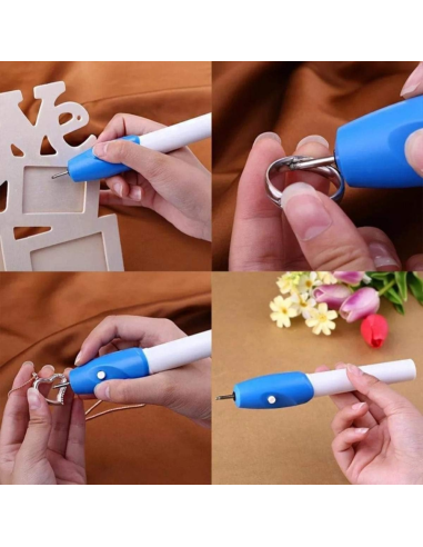 Incisore elettrico a batterie incide su ferro...