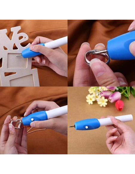 Incisore elettrico a batterie incide su ferro legno vetro ceramica plastica