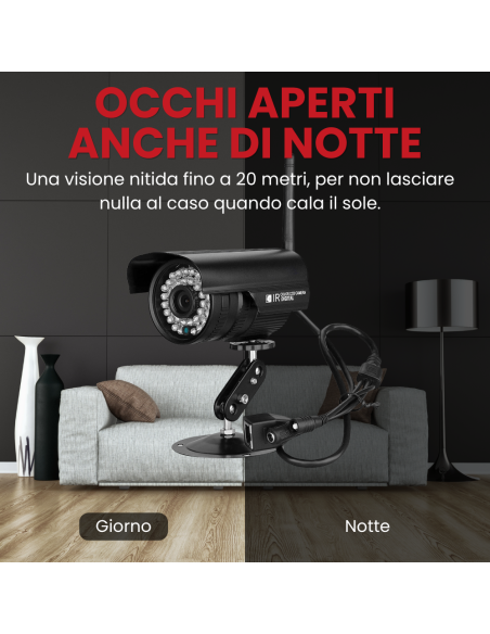 Ip camera esterno telecamera wireless videosorveglianza