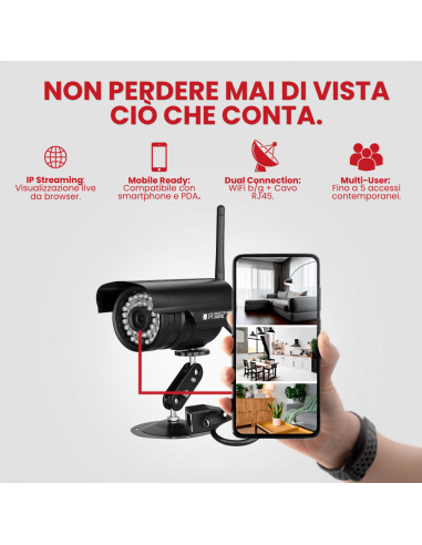 Ip camera esterno telecamera wireless...