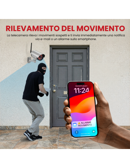 Ip camera esterno telecamera wireless videosorveglianza