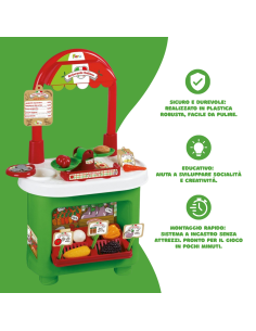 Italian market 414606 ristorante mercatino alto 80cm con... 2