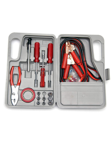 Kit emergenza auto in valigetta 30 pezzi