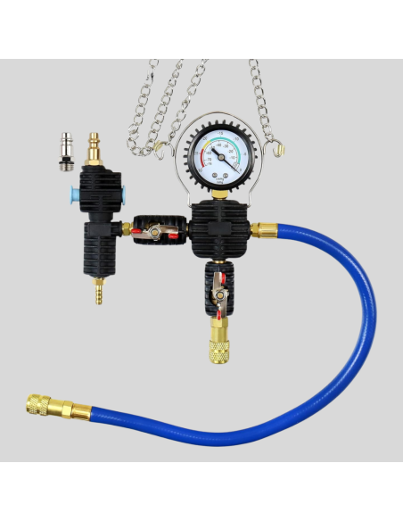 kit manutenzione tester radiatore FUBUCA 4509 con spurgo a vuoto e ricarica