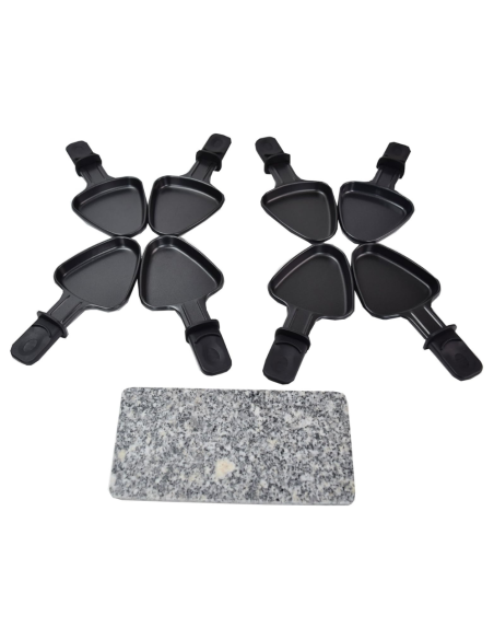 Kiwi Raclette 3 in 1 900w KG5811 per grigliare,rosolare e Raclettieren 8 persone