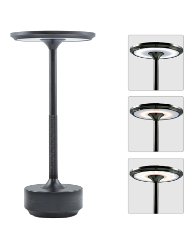 Lampada da Tavolo 5W Ricaricabile Touch Control...