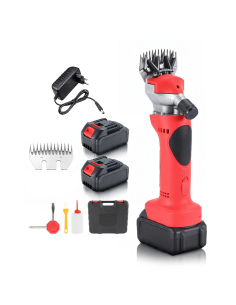 Tosatrice per Pecore Doppia Batteria 48V Ricaricabile Kit...