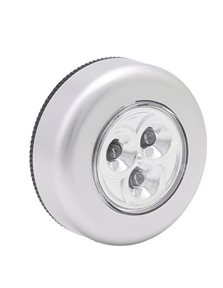 Lampada Push adesiva luce emergenza portatile a batteria per armadio cassetti
