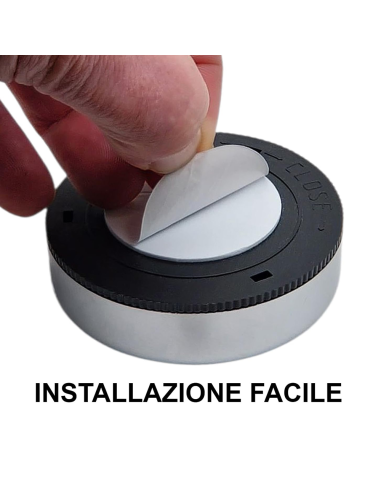 Lampada Push adesiva luce emergenza portatile a...