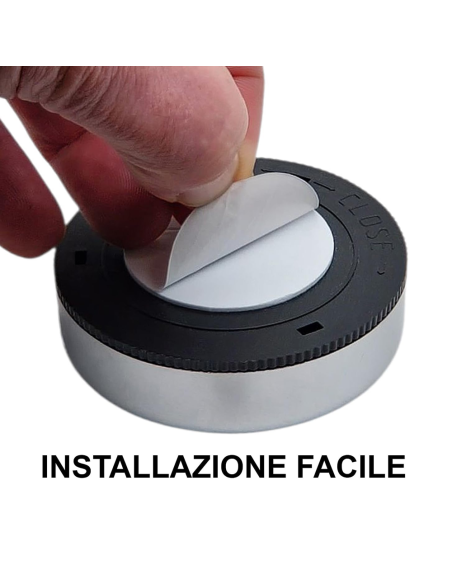 Lampada Push adesiva luce emergenza portatile a batteria per armadio cassetti