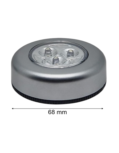Lampada Push adesiva luce emergenza portatile a...