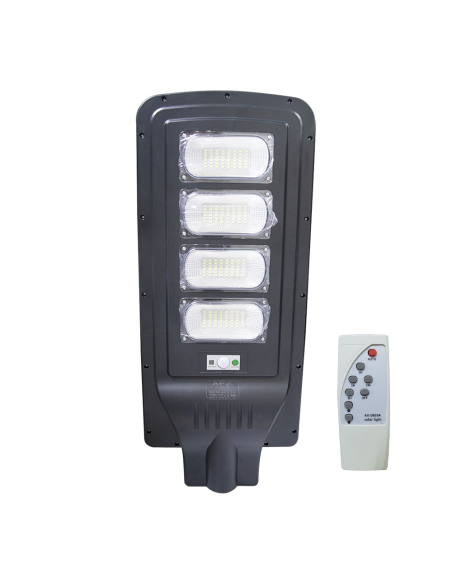 Lampione a ricarica solare 000107 telecomando e sensore movimento 120W 192 Led
