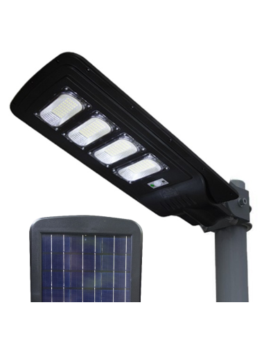 Lampione a ricarica solare 000107 telecomando e...