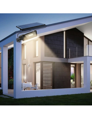 Lampione stradale led smd a ricarica solare...