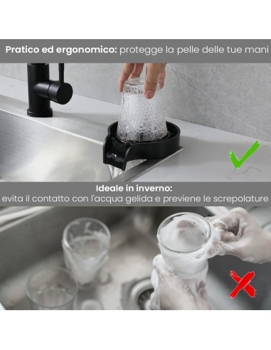 Lavabicchieri da Bar Sciacquatrice Per...