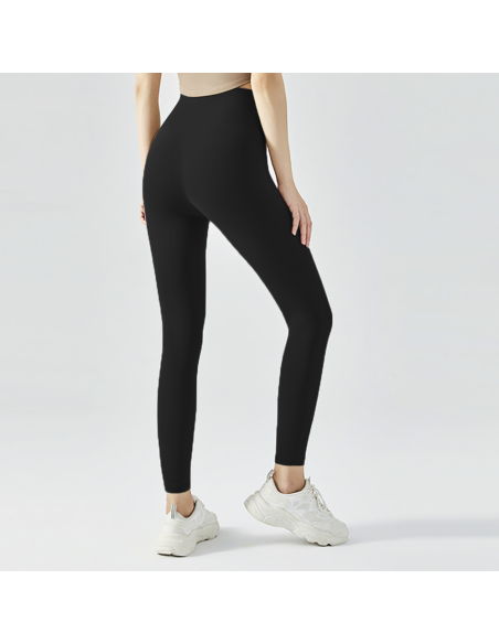 Leggings Vita Alta Donna IDA Tessuto Elasticizzato Autunnale Pantalone Sportivo