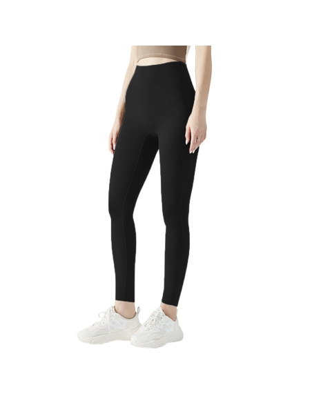 Leggings Vita Alta Donna IDA Tessuto Elasticizzato Autunnale Pantalone Sportivo