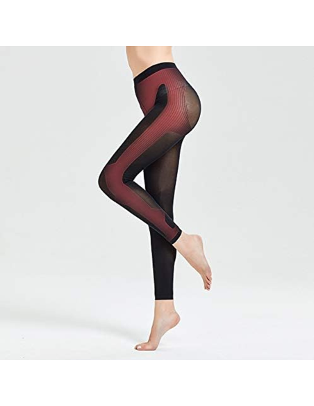 Leggings snellente contenitivo microfibra modellante con rinforzi silhouette