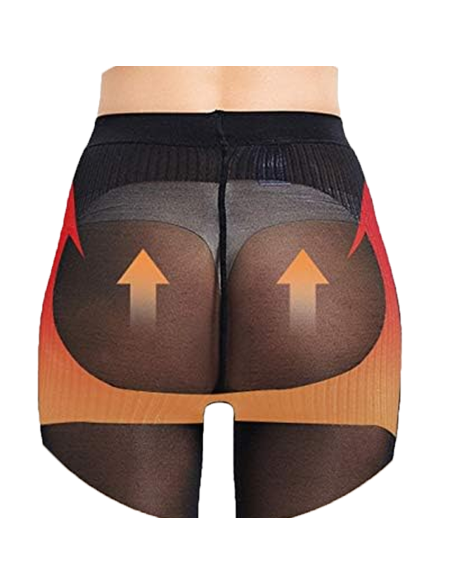 Leggings snellente contenitivo microfibra modellante con rinforzi silhouette