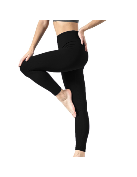 Leggings Vita Alta Donna TANYA Tessuto Elasticizzato Estivo Pantalone Sportivo