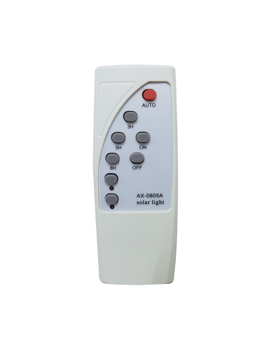 Lampione a ricarica solare 809002 telecomando e...