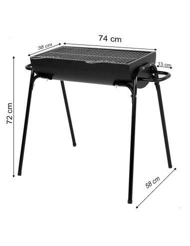 Barbecue a Carbonella Portatile da Esterno con...