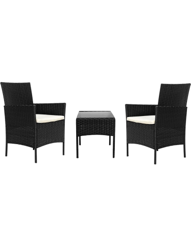 Set Malindi da Giardino con 2 Poltrone Cuscini...