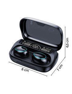 Auricolari Bluetooth 5.3 Wireless Touch con Microfono e...