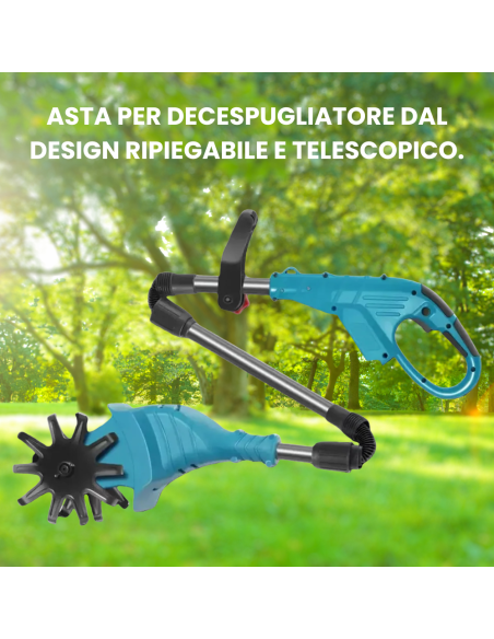 Scarificatore Elettrico a Batteria Litio 270RPM 190mm
