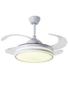 Ventilatore da Soffitto LED con Telecomando 6 Velocità