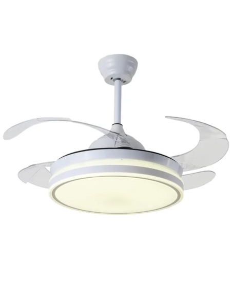 Ventilatore da Soffitto LED con Telecomando 6 Velocità