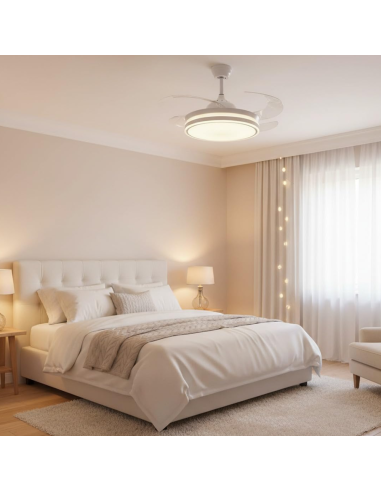 Ventilatore da Soffitto LED con Telecomando 6...