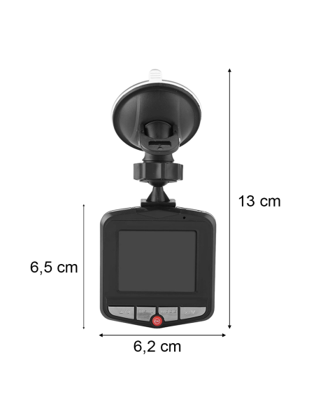 Dash Cam Auto Full HD 1080P Telecamera Parabrezza G-Sensor Display 2.4" IR