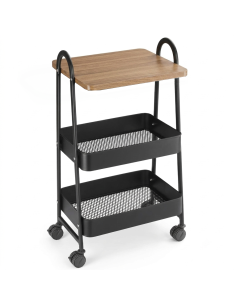 Carrello Multiuso 75x40x27 cm Carrellino Salvaspazio con... 2