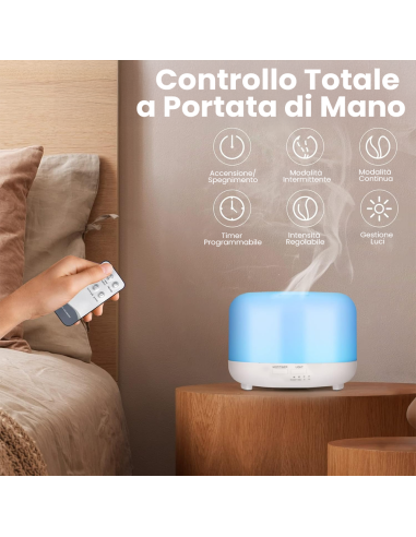 Diffusore Aromi 300 ml Umidificatore...
