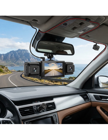 Dash Cam 4 Telecamere per Auto 4K DVR Q-CA720...