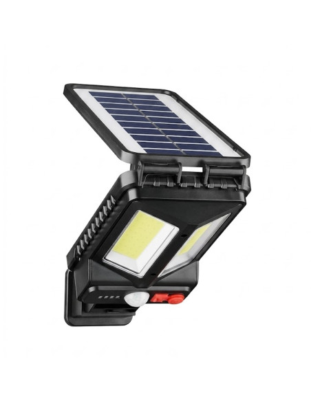 Lampada Solare da Parete LED con Batteria Display e Ricarica USB-C