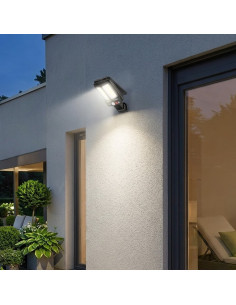 Lampada Solare da Parete LED con Batteria Display e... 2