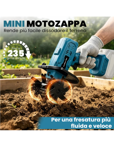 Motozappa a Batteria, 48V Motocoltivatore da...