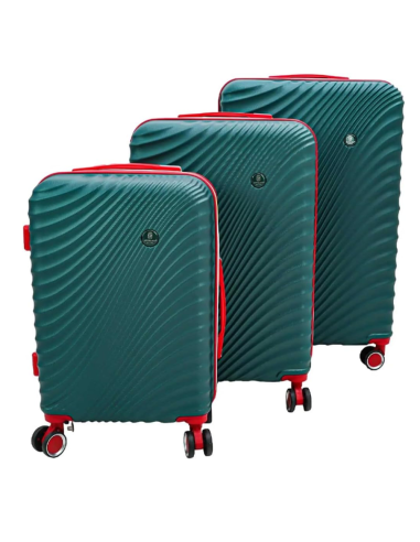 Set 3 Trolley Rigidi ENRICO COVERI Tris Valigie...