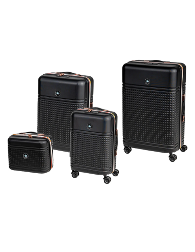 Set 4 Valigie Rigide ABS con Beauty Case ENRICO...