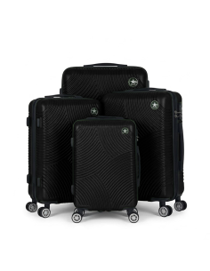 Set 4 Trolley Rigidi ENRICO COVERI Ruote Removibili 360°... 2