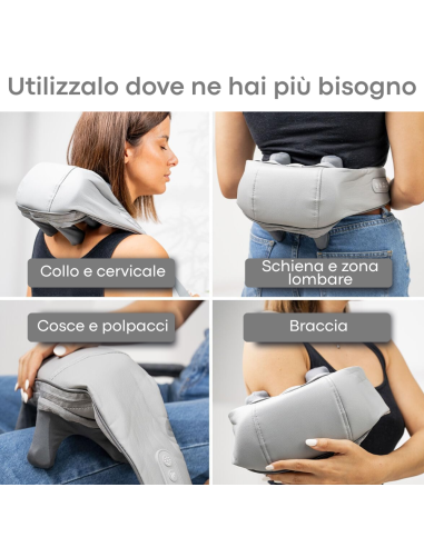 Massaggiatore Cervicale Elettrico Ricaricabile...