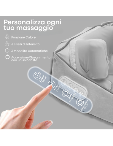 Massaggiatore Cervicale Elettrico Ricaricabile...