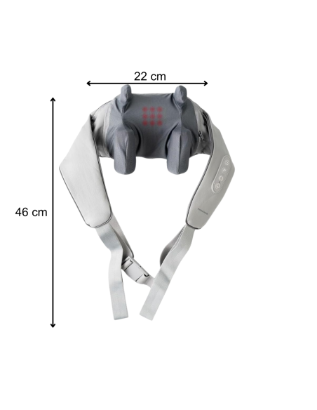 Massaggiatore Cervicale Elettrico Ricaricabile Collare Massaggiante Termico USB