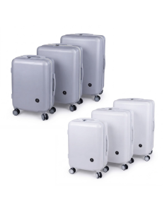 Set 3 Valigie Rigide ABS Tris Trolley ENRICO COVERI Ruote...