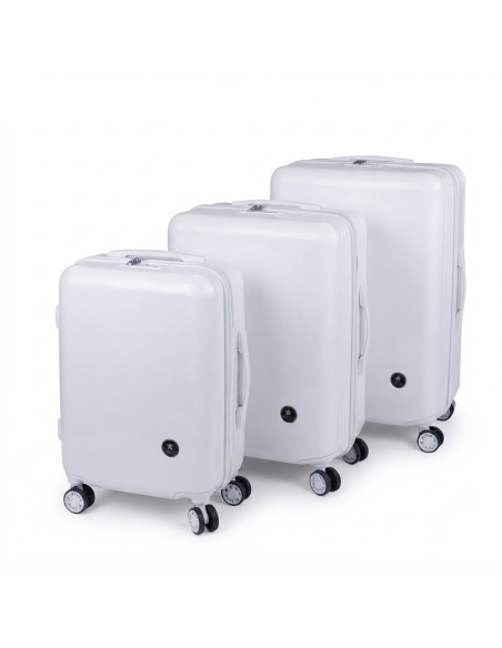 Set 3 Valigie Rigide ABS Tris Trolley ENRICO COVERI Ruote 360 mod. MANAGER