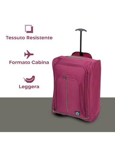 Trolley Bagaglio a Mano ENRICO COVERI 50x35x20...