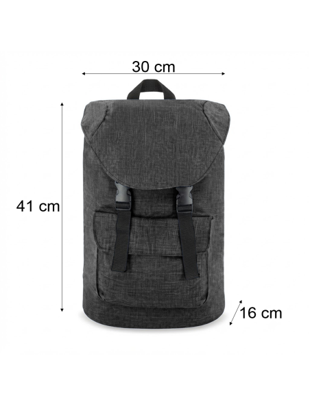 Zaino da Viaggio Bagaglio a Mano 41x30x16 cm Zaino per Laptop Lavoro e Cabina