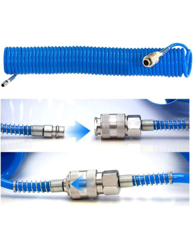 Tubo Flessibile Aria Compressa 15 Metri...